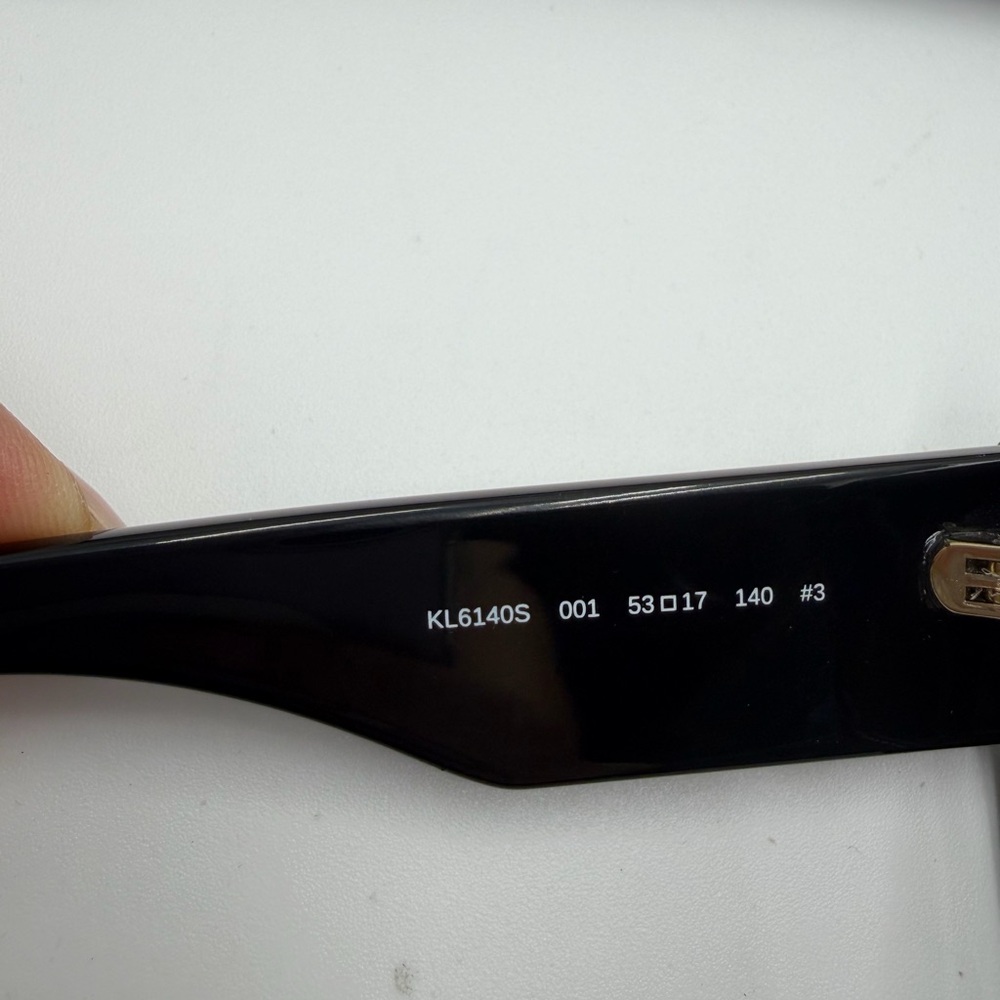 Karl Lagerfeld NEW Black Oversized Sunglasses - Picture 7 of 8